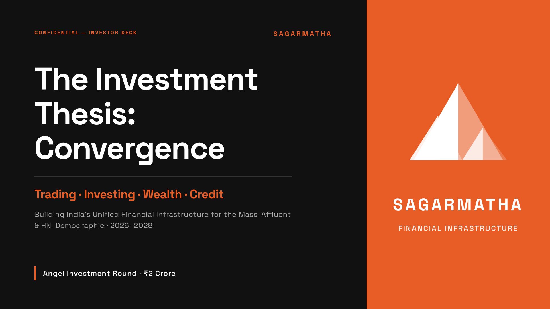 Sagarmatha: India's Unified Wealth & Credit Fintech Platform