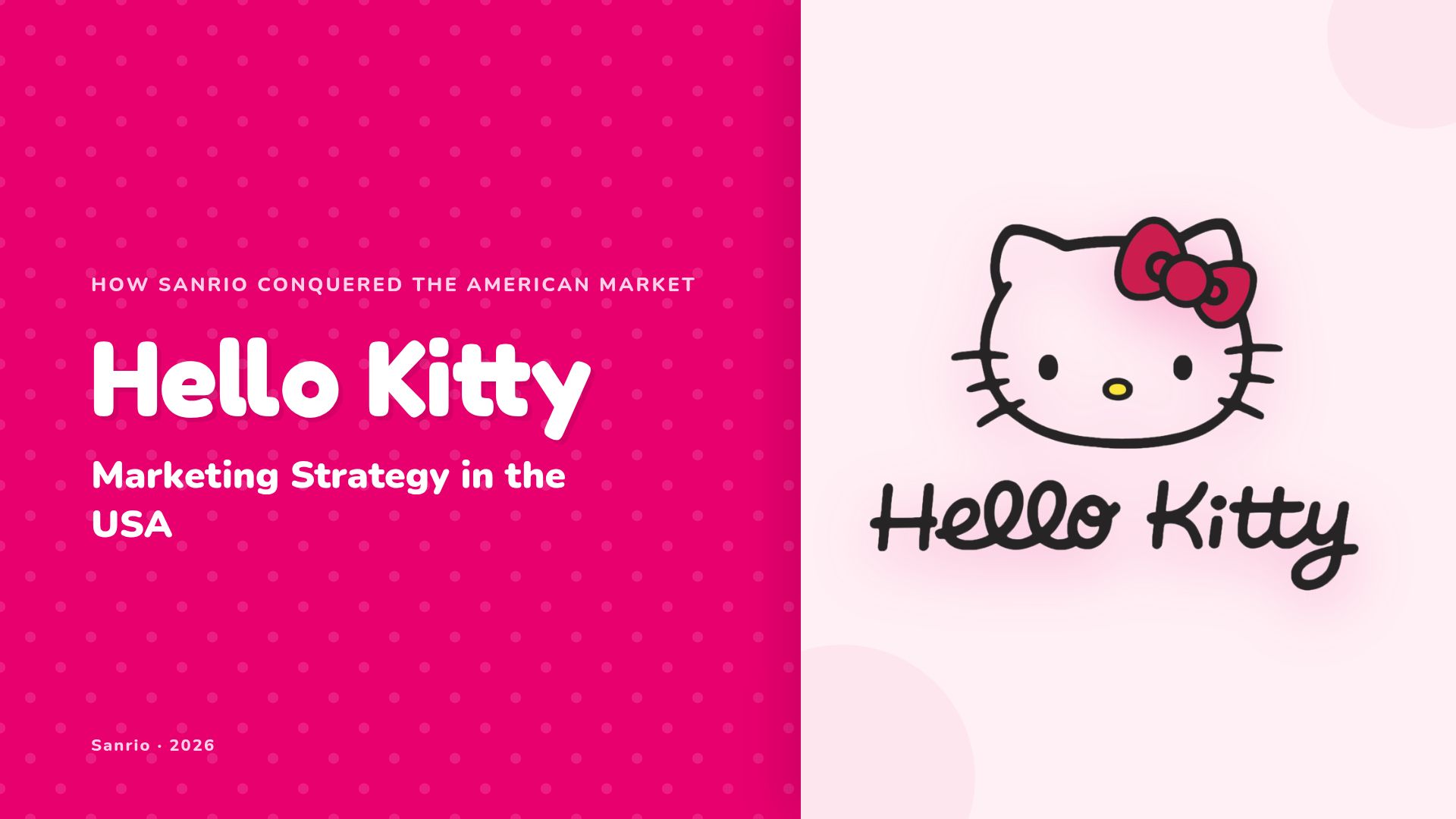 Hello Kitty Marketing Strategy: Sanrio’s US Localization