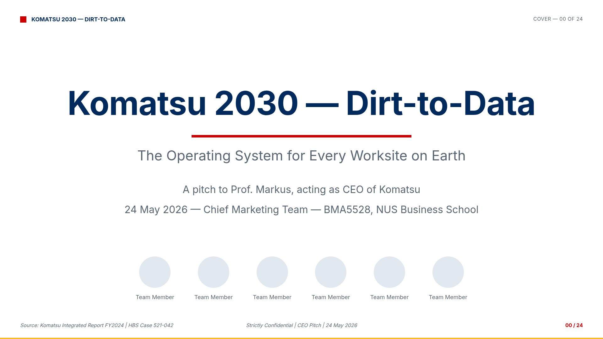 Komatsu 2030: Dirt-to-Data Platform Strategy