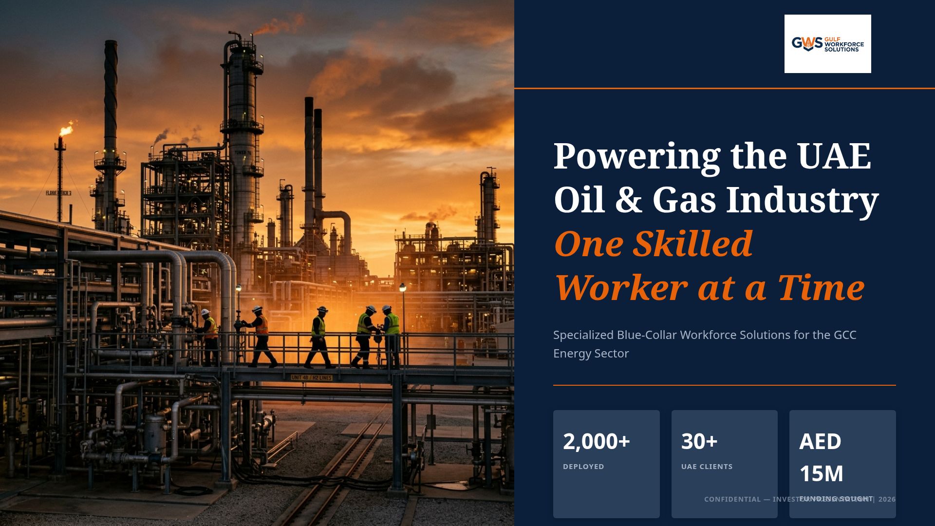 Gulf Workforce Solutions: UAE Oil & Gas Workforce Deck