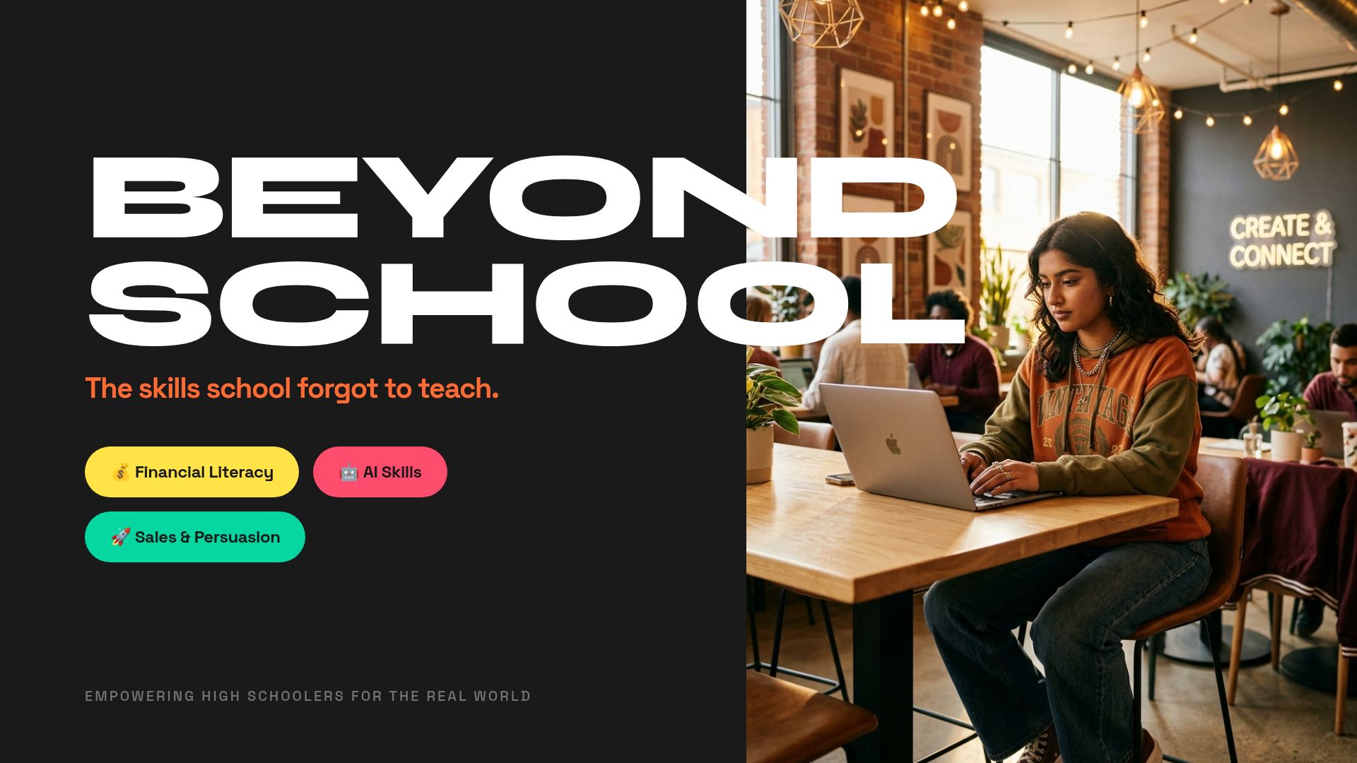 Beyond School: Financial Literacy & AI Skills for Teens