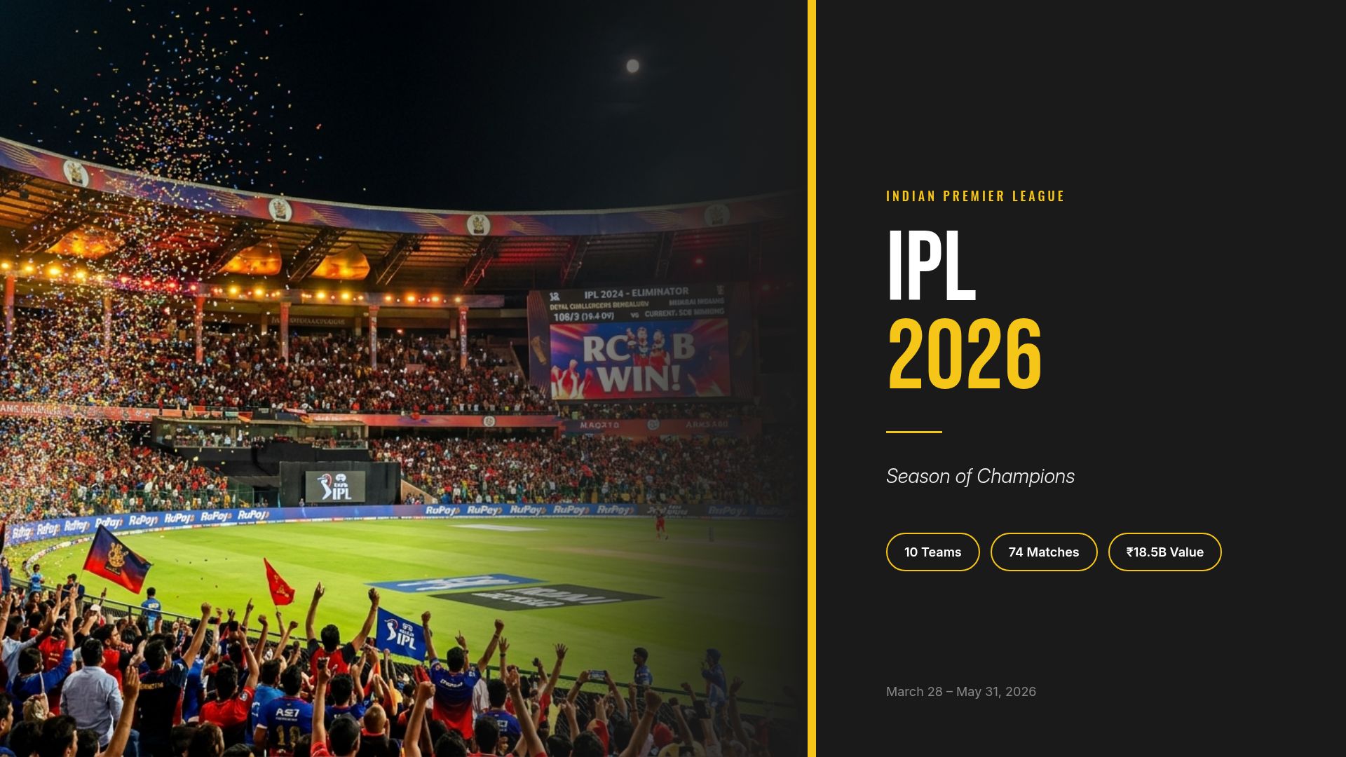 IPL 2026: The Ultimate Guide to Cricket's Biggest Season