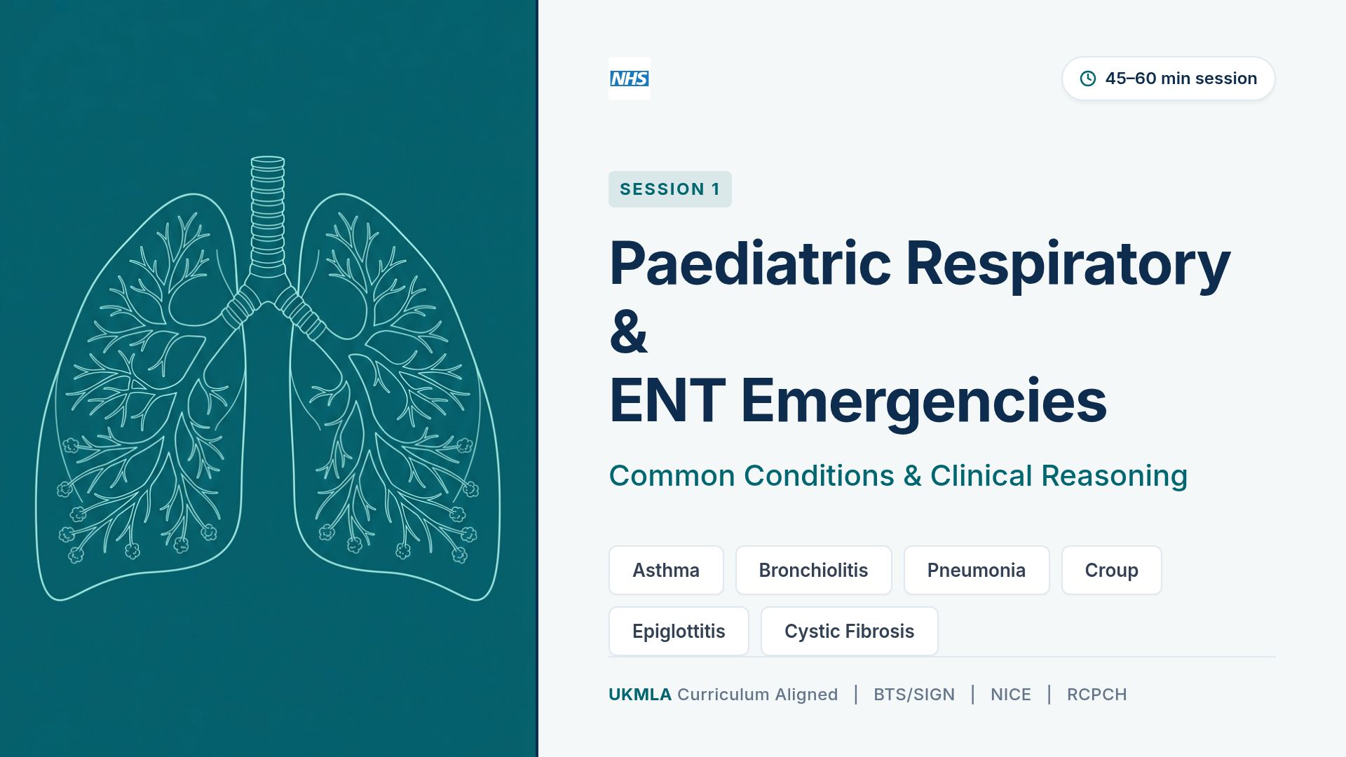 Paediatric Respiratory & ENT Emergencies | Medical Revision
