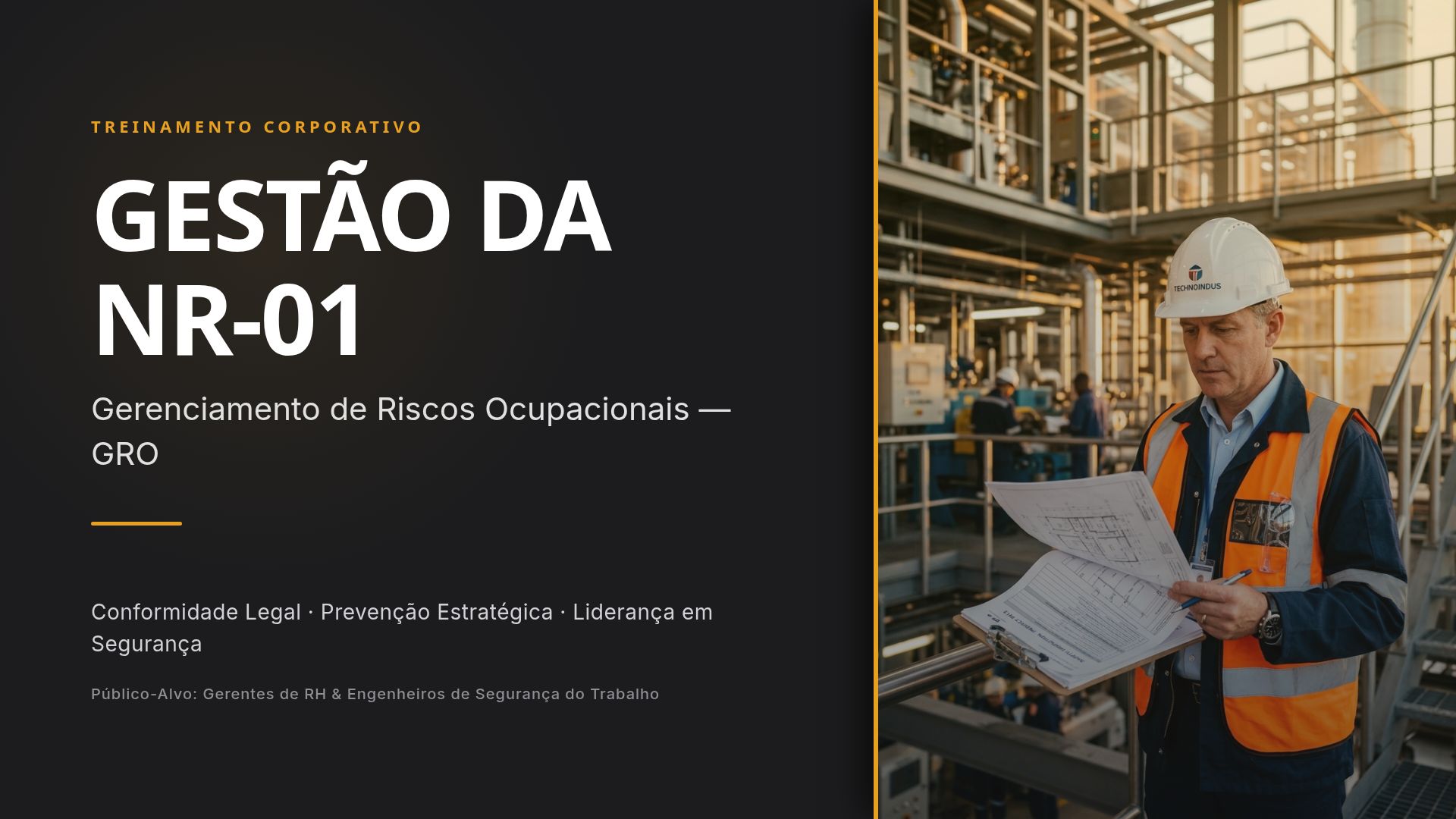 Gestão da NR-01 e PGR: Guia de Riscos Ocupacionais