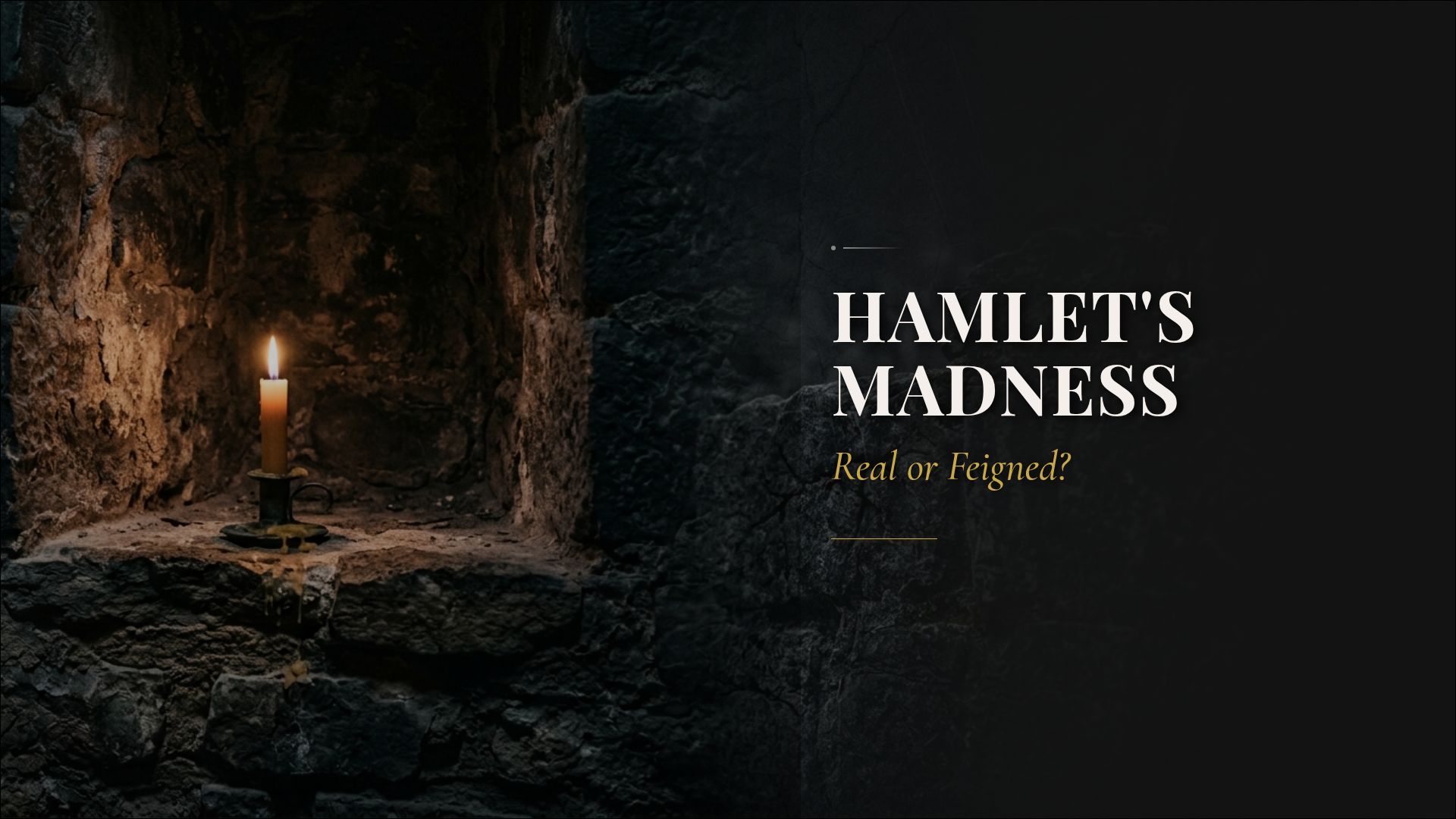 Unpacking Hamlet's Sanity: Analysis of Shakespeare's Play