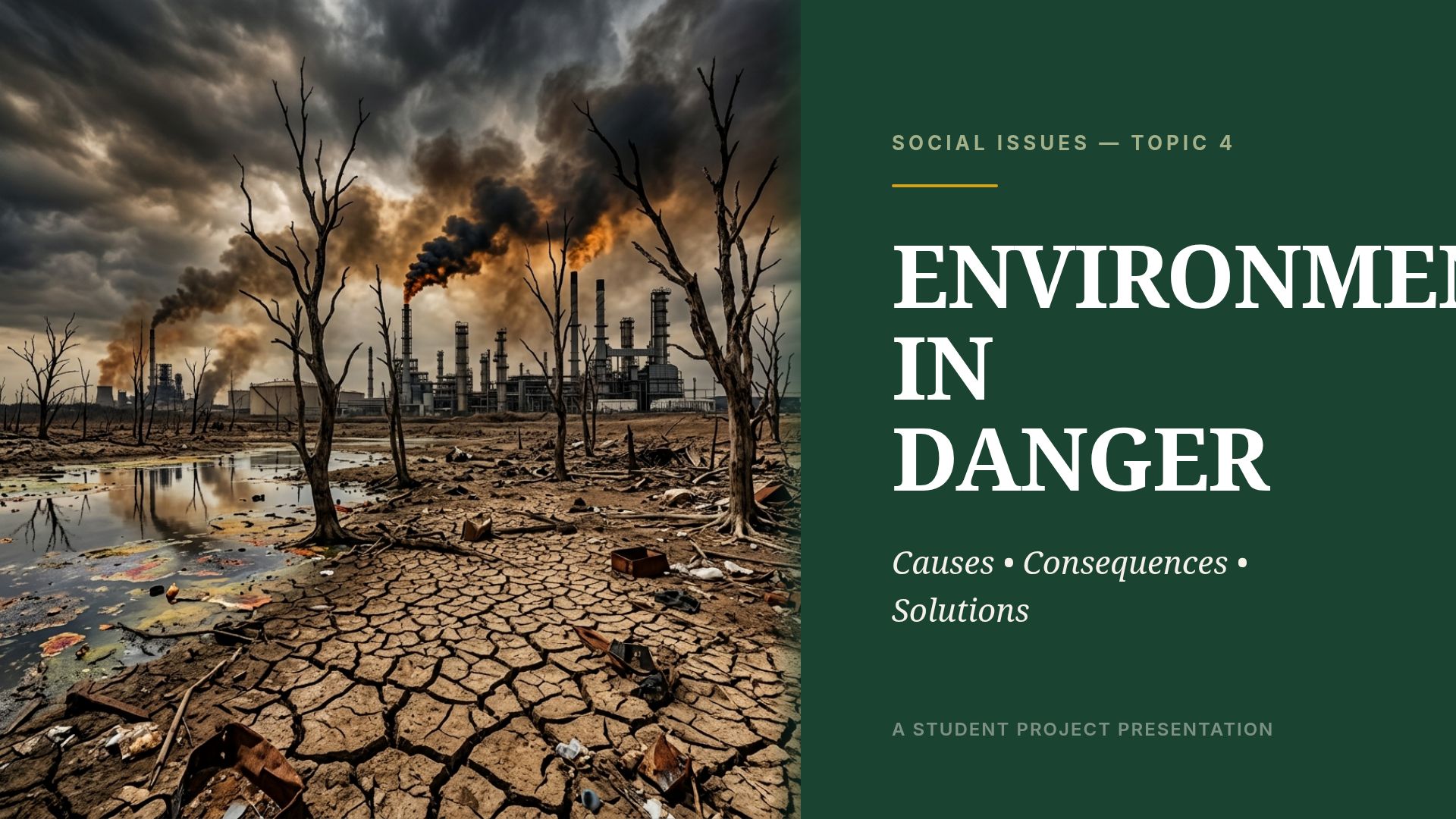 Environmental Degradation: Causes, Consequences & Solutions