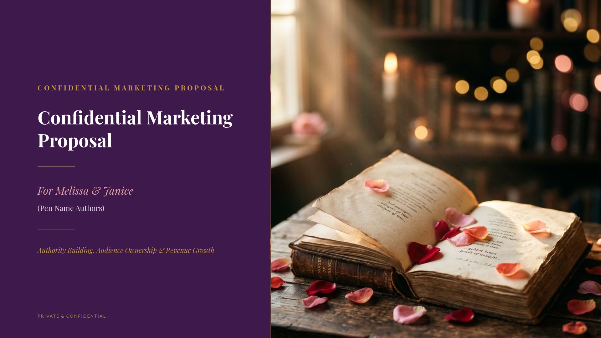 Marketing & Revenue Strategy for Pen Name Authors