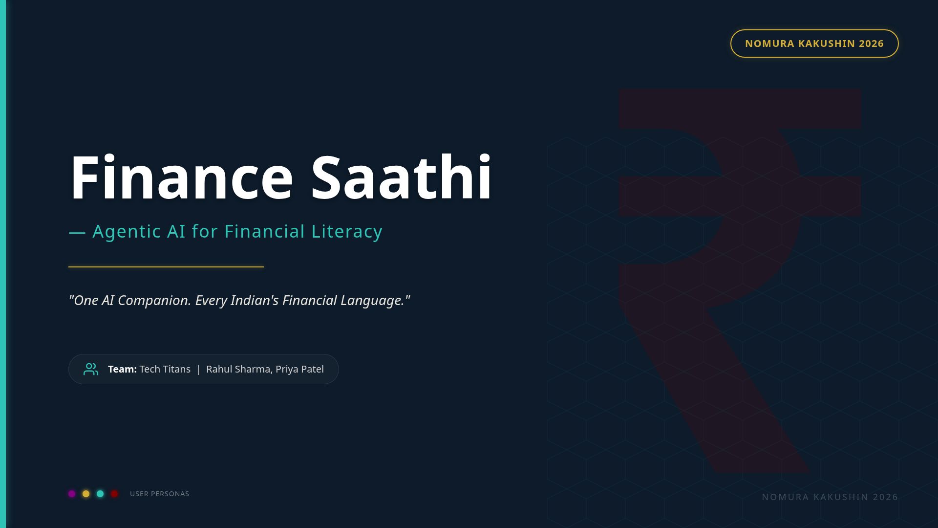Finance Saathi: Agentic AI for Financial Literacy in India