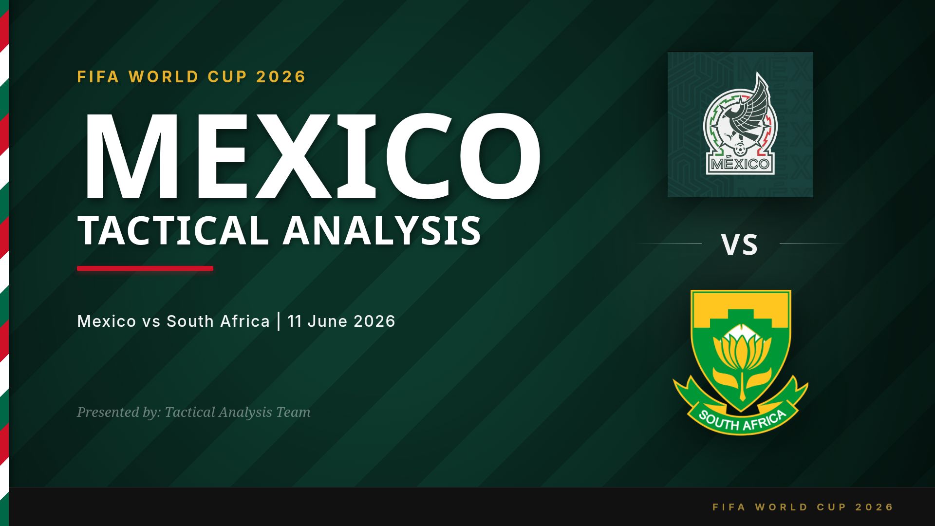 Mexico vs South Africa: 2026 World Cup Tactical Analysis