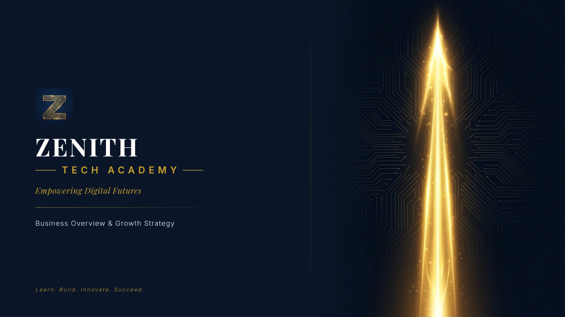 Zenith Tech Academy: Business Strategy & Growth Roadmap