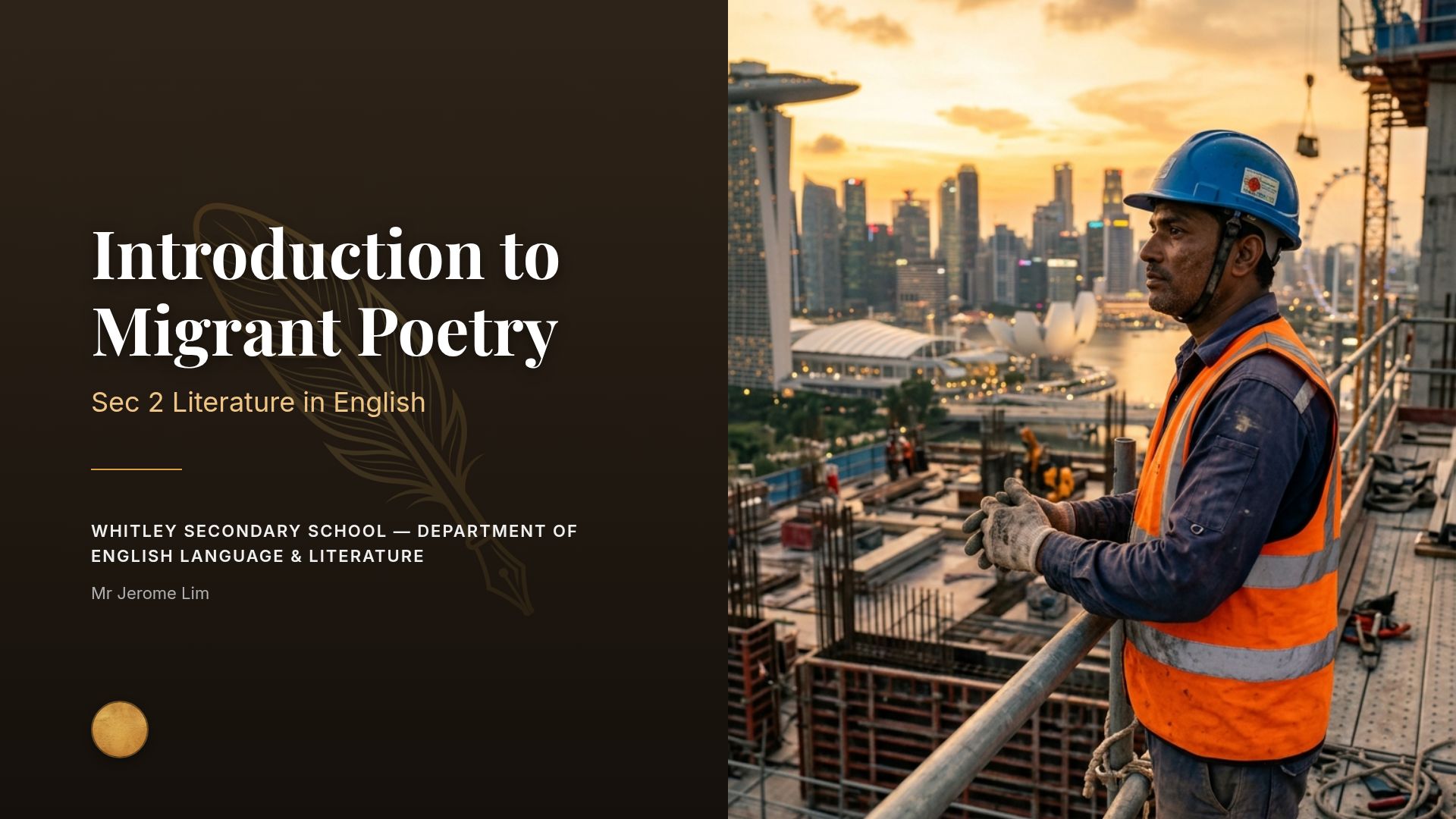 Introduction to Migrant Worker Poetry in Singapore