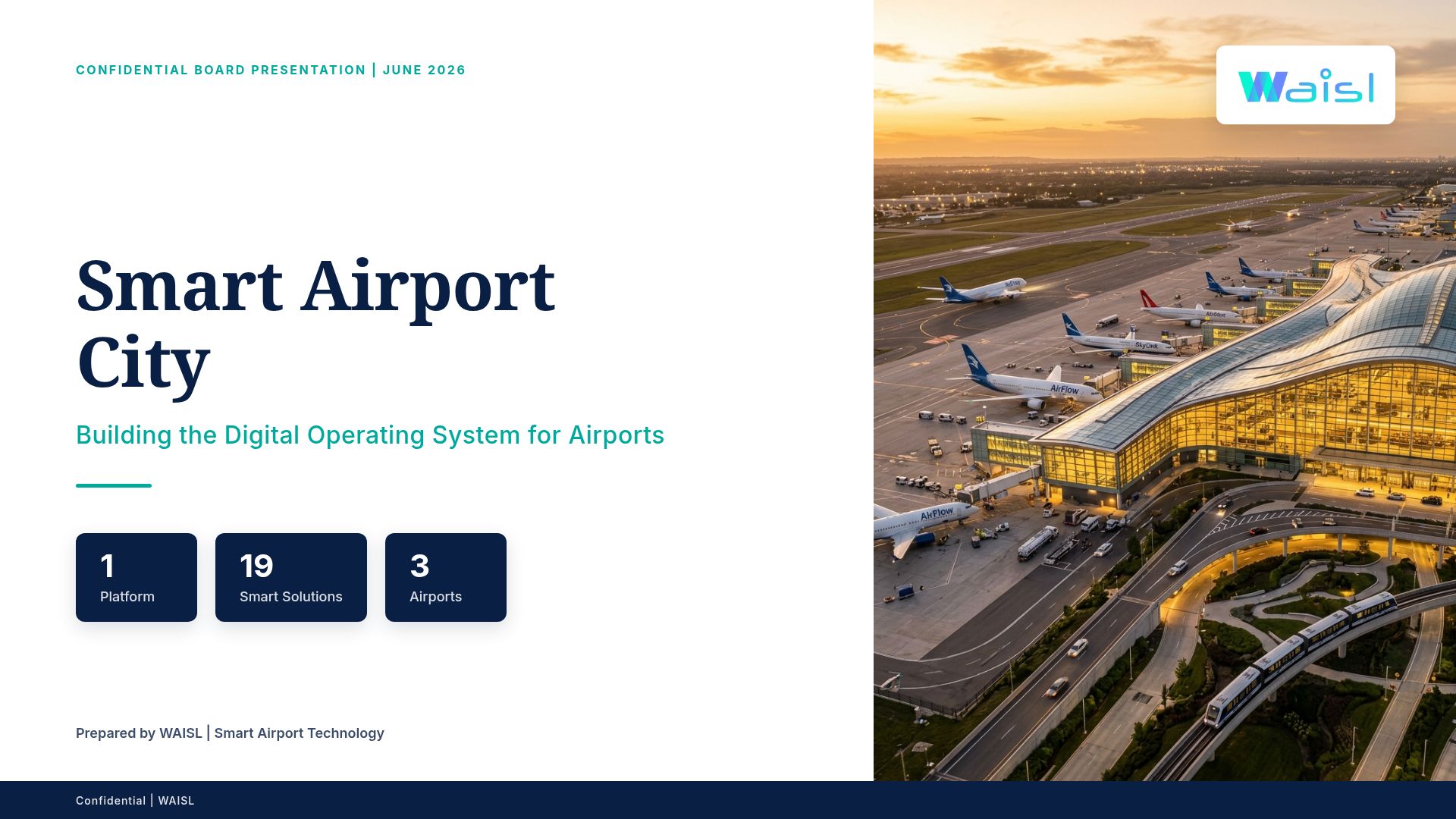 Smart Airport City: Digital Operating System for Airports