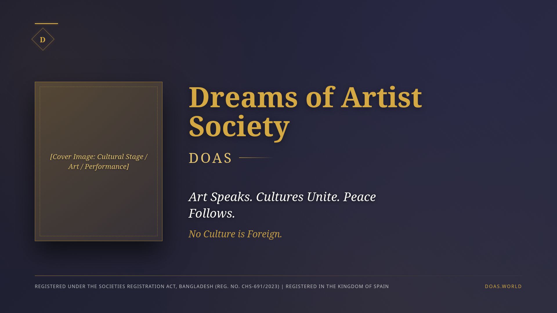 Dreams of Artist Society (DOAS) | Global Cultural Exchange
