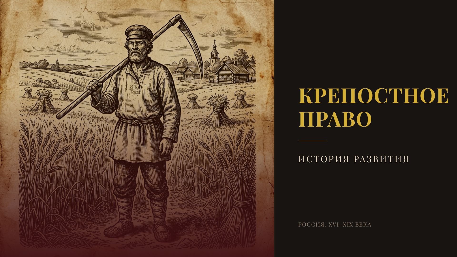 Крепостное право в России: история от начала до отмены