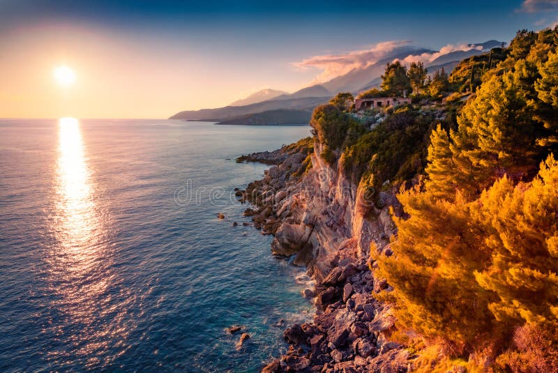 Himarë Coastline Sunset