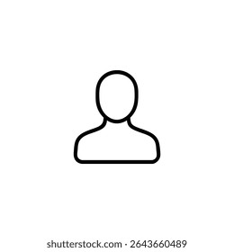 user persona icon simple line art