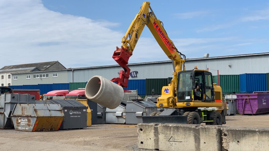 Construction Site Excavator