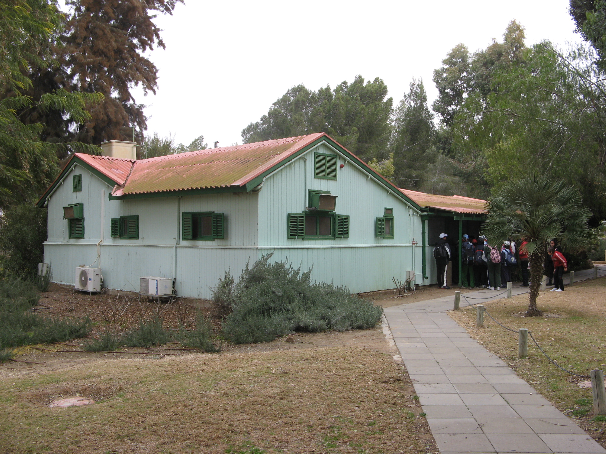 Ben-Gurion's hut Sde Boker desert kibbutz photo