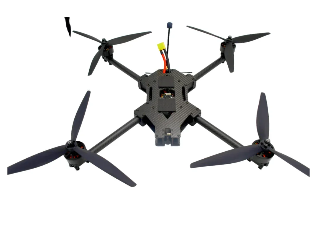 Large 13 inch drone T300 carbon frame, heavy motors, industrial drone look