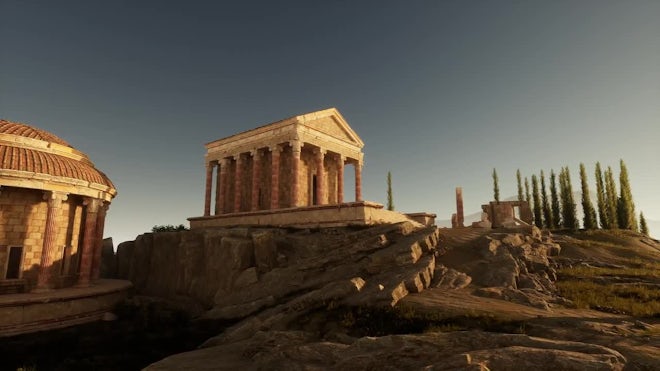 Roman Ruins at Golden Hour