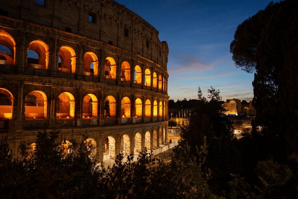 Colosseum at night
