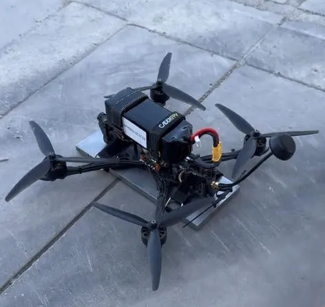 FPV drone 10 inch, Mark4 frame, large motors, product photography