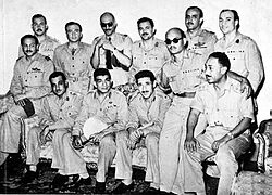 The Free Officers Movement Egypt group photo historical