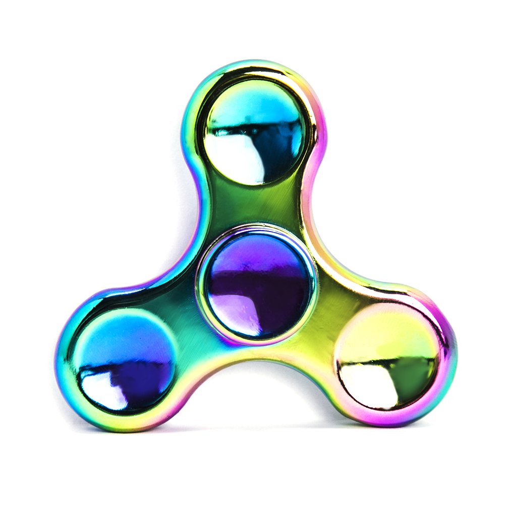 colorful fidget spinners
