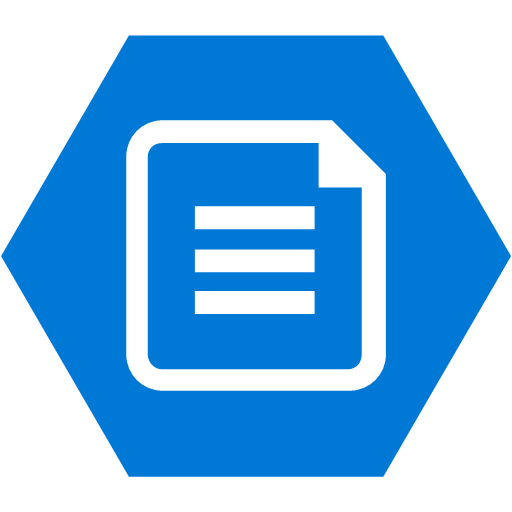 Azure Files icon or folder icon, clean minimalist style