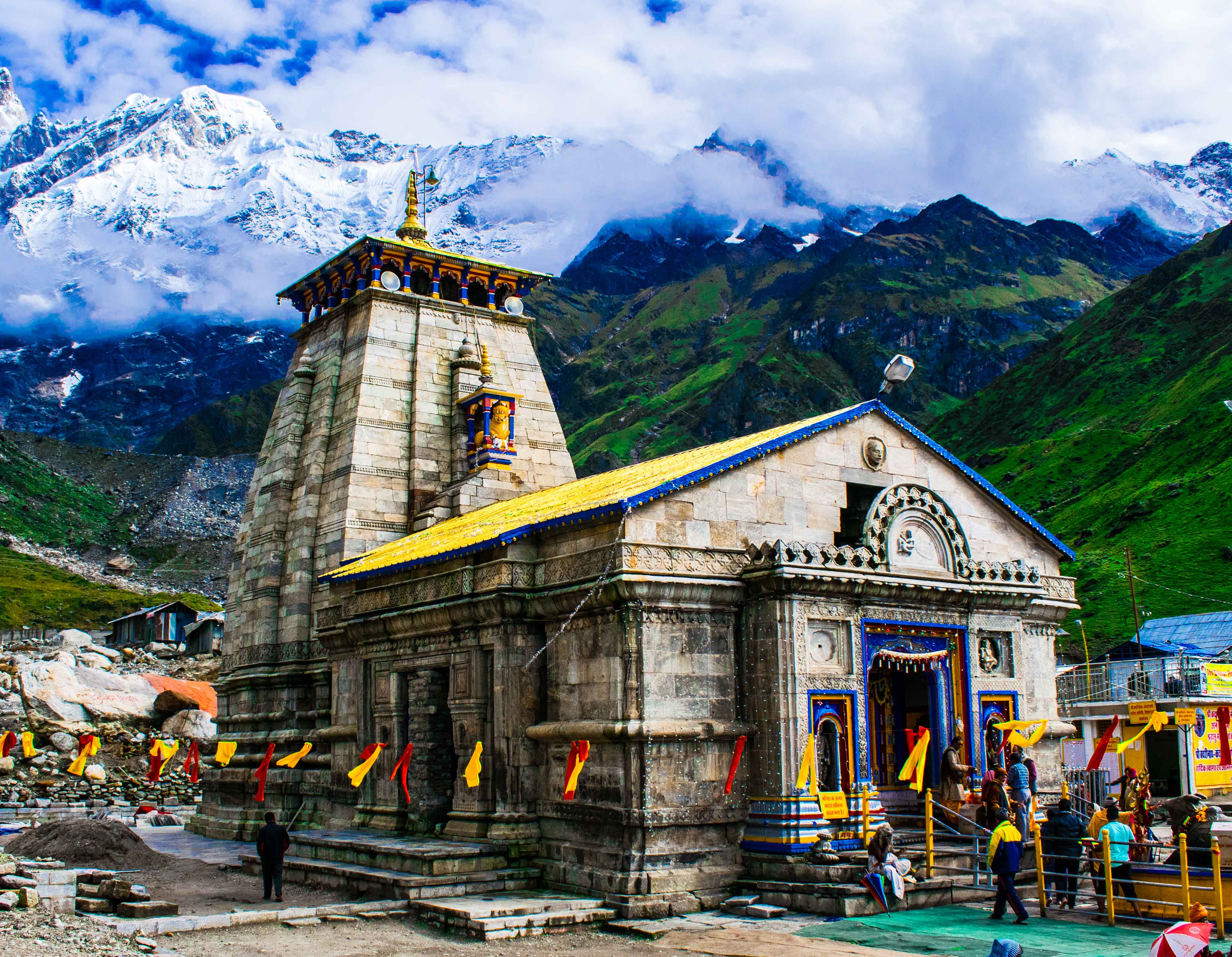 Kedarnath temple Uttarakhand pilgrimage Himalayan mountains