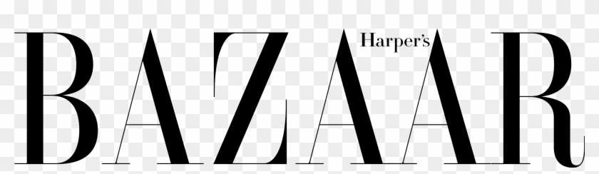 Harpers Bazaar Arabia logo black transparent background