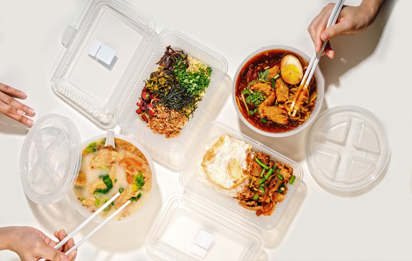 Reusable food container Singapore hawker centre