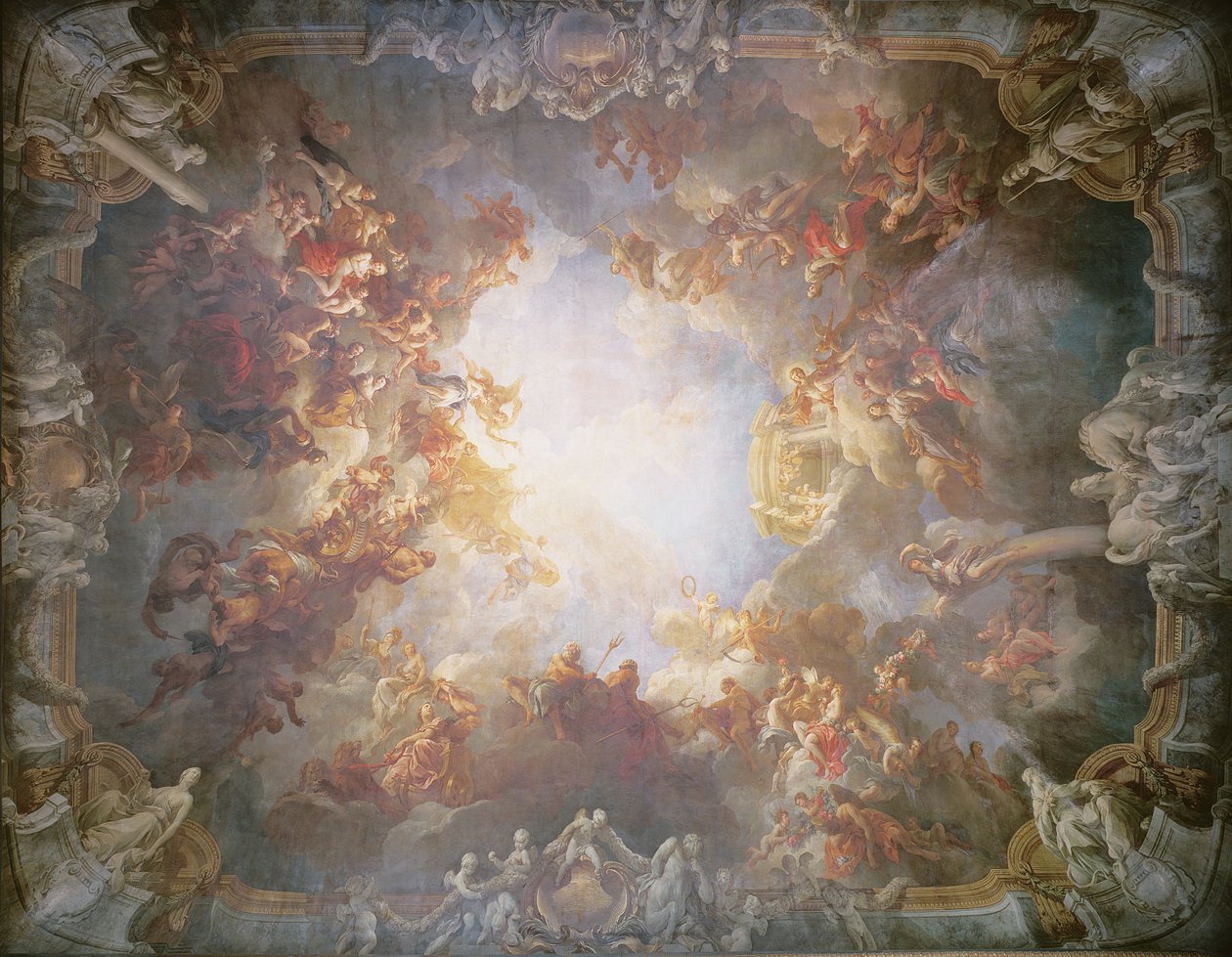 Apotheosis of Hercules renaissance painting clouds olympus