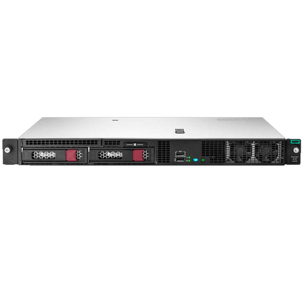 HPE ProLiant DL20 Gen10 server rack mount unit, white background, product photo