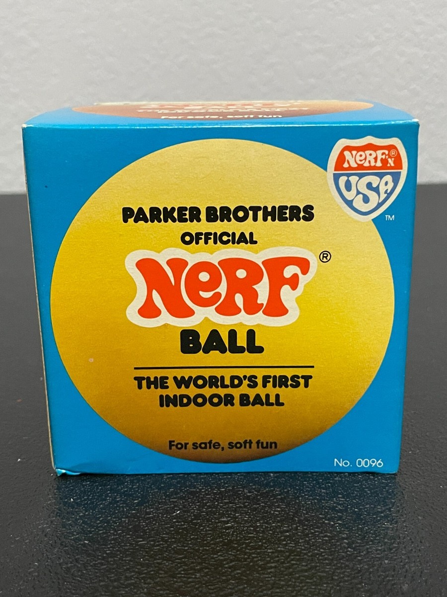 vintage 1970 Nerf ball original box