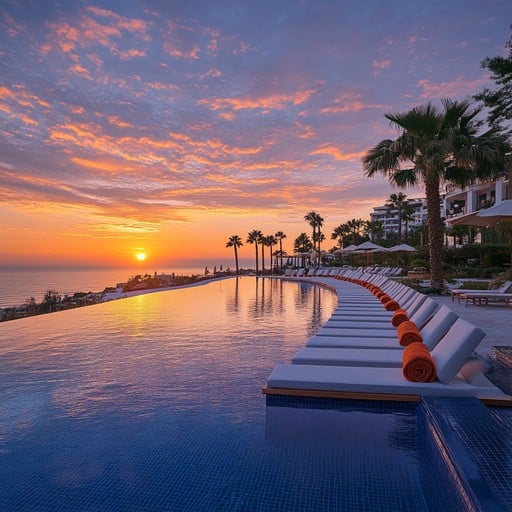 Tropical Resort Sunset