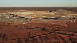 Lithium Mine Aerial View