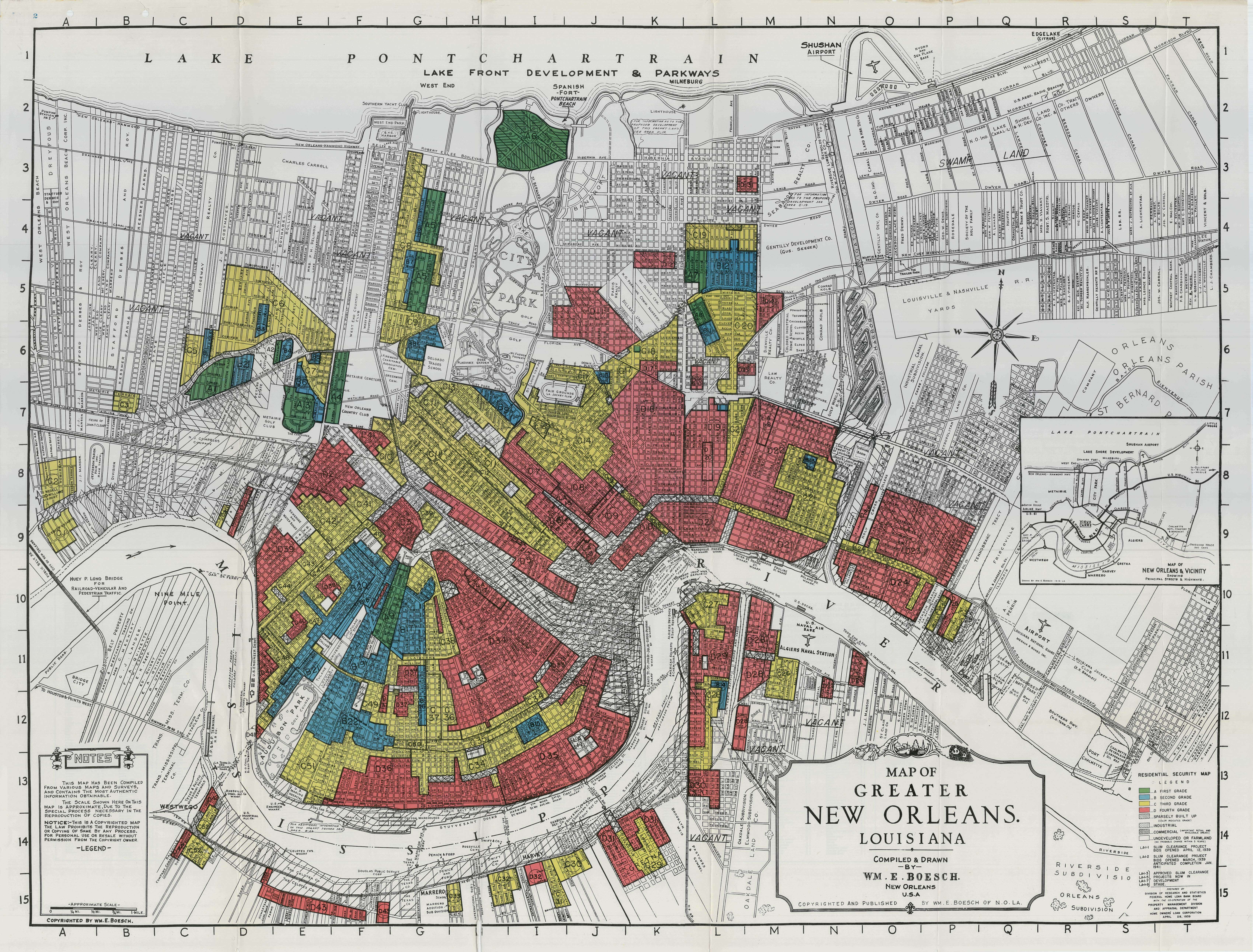 Historical HOLC Redlining Map