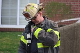 fire chief radio command vehicle night scene realistic