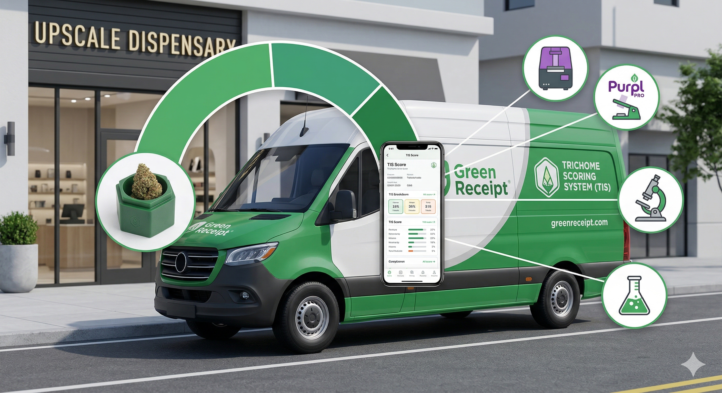 Green Receipt Mobile Van